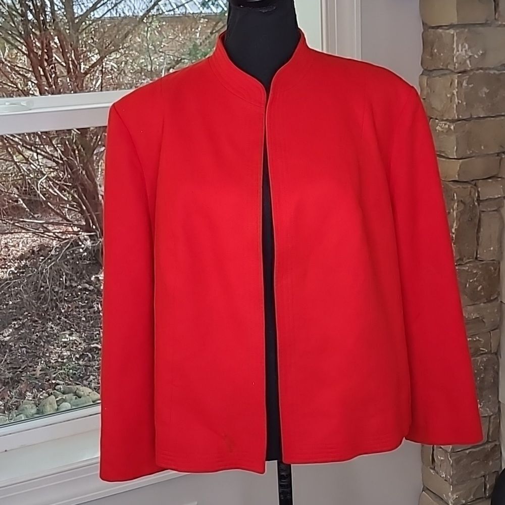Pendleton Red Virgin Wool Jacket